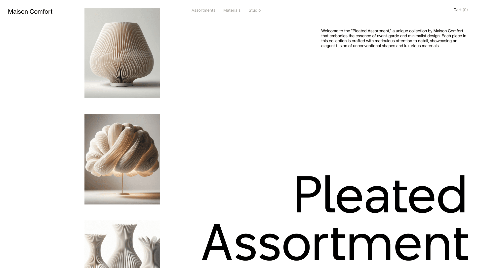 Pleated Assortment 1