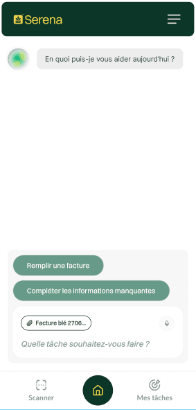 Serena — assistant mobile