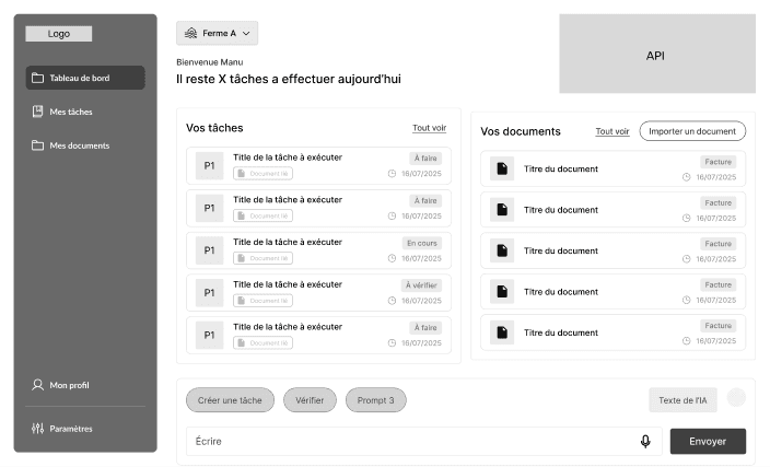 Serena — wireframe V2