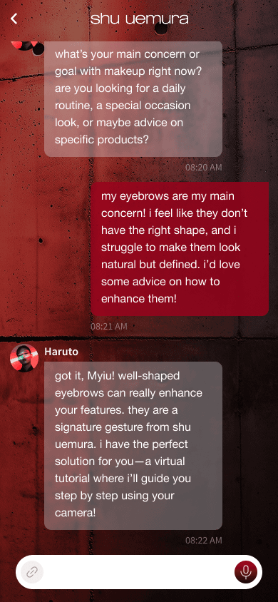 Shu Uemura — conversation avec Haruto