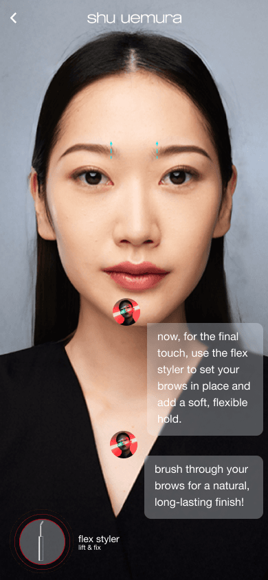 Shu Uemura — tutoriel, flex styler
